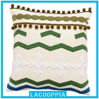 [LACOOPPIA] Fundas de almohada con textura Boho, sencillas, decorativas, tejidas (3)