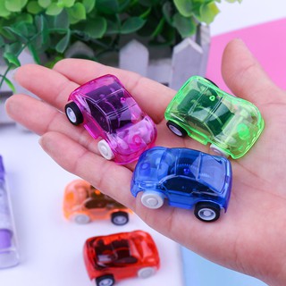 Mini coche retráctil transparente Juguetes de plástico Juguetes para niños (2)