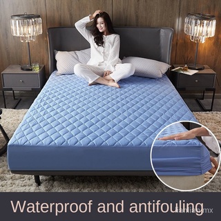 Protector de colchón impermeable lavable sábana bajera impermeable colcha Cadar individual/Queen/King Size (1)