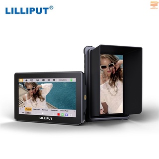 Adaptador De video Monitor Lapt Lilliput T5 5 pulgadas 60hz 1080p Full Hd 1000: 1 Contraste Hdmi 2.0 Hdr 3d con 3.5mm Para cámara Dslr (1)