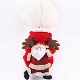 navidad perro ropa mascota perro ropa caliente cachorro divertido perro de navidad disfraz ropa de invierno alce muñeco de nieve árbol de navidad decoración (6)