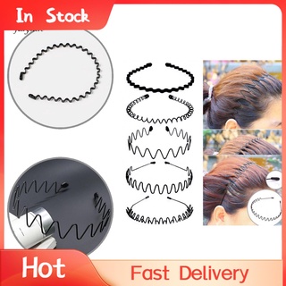 kdfs- metal aro de pelo anti-deform ligero deportes banda de pelo color sólido accesorios para el cabello