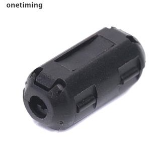 otmx 5pcs 3.5mm supresor de ruido emi rfi clip choke ferrite core cable filtro negro glory