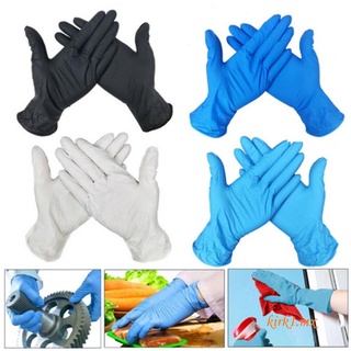 guantes desechables de pvc vl/guantes multifuncionales de color sólido para cocinar/ (4)