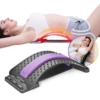 mxgys masajeador magnético de espalda camilla muscular relax terapia de postura corrector de espalda estiramiento de la columna estirable lumbar apoyo alivio del dolor