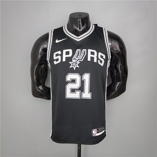 TIM DUNCAN #21 San Antonio Spurs negro baloncesto Jersey chaleco