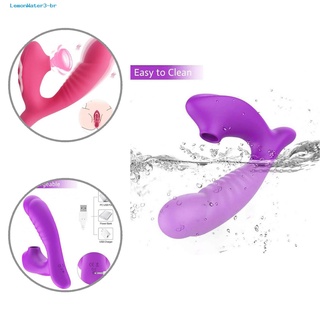 Lemonwater3 .br masajeador de silicona vibrador Clitoris Estimulador de juguete sexual diseño exquisito Para el hogar