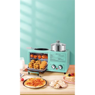 Máquina de desayuno 3 en 1 (horno 8 litros)/multifuncional máquina de desayuno herramienta