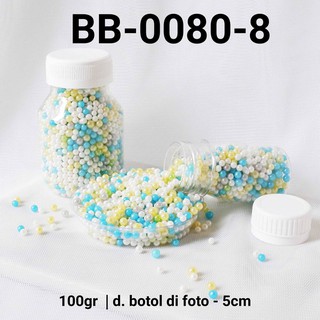 Bb-0080-8 espolvorear espolvorear 100gr 100 gramos de azul perla espolvorear