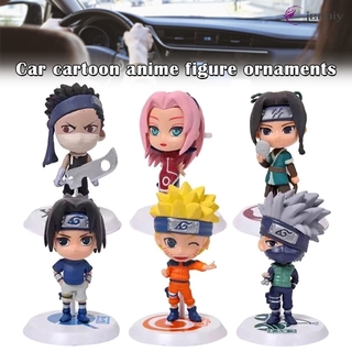 6 unids/Set Classic Figurine Naruto PVC figura de acción juguetes completo modelo regalos para niños