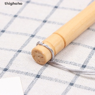 thighoho ventilador redondo estilo chino con mango de madera portátil impreso vintage ventilador mx