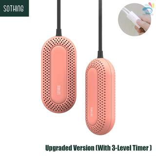 【new】Sothing Shoes Dryer Heater Timer with Electric UV Sterilization Portable Household Constant Temperature Drying Deodorization 220V