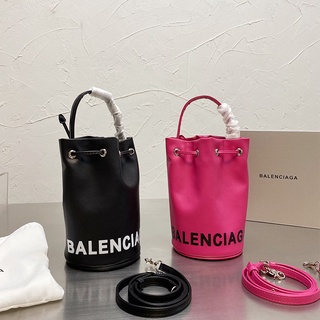 Balenciaga Bucket Bag Handbag Women's Shoulder Messenger Bag(With box) (1)