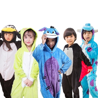 Kigurumi kids Animal Pajamas Kid Baby Girl Pajamas lindo traje de saltar de una pieza para niñas para dormir de una pieza