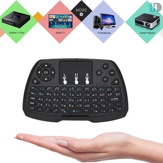 Versión rusa GHz teclado inalámbrico Touchpad ratón de mano mando a distancia para Android TV BOX Smart TV PC Notebook (6)