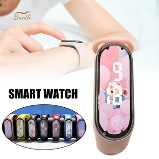 Reloj de pulsera Digital deportivo LED impermeable para niños/niñas/hombre/mujer/pulsera de silicona