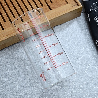 [DOT] Taza de leche graduada de diseño de escala clara de vidrio de borosilicato multiusos taza de agua para niños (9)