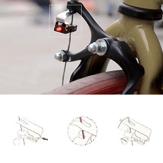 Roomecor luz De freno De Bicicleta Universal Para Bicicleta/trasera/lámpara De advertencia De seguridad (5)