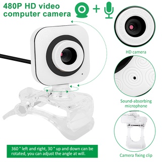 480P Full HD Web Camera Mini Webcam Web Cameras for Desktop Computer Video Calling
