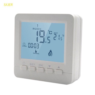 termostato montado en la pared del termostato con control de temperatura