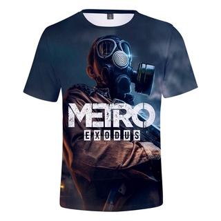 Harajuuku Juego Metro Exodus Camiseta Lo Que Los Estudiantes Como Tees Childrens T 1104Xl