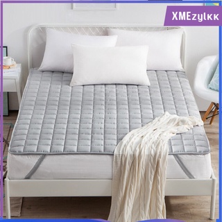 [xmezylkk] funda de colchón acolchado queen, funda de colchón suave de enfriamiento, colchón alternativo hipoalergénico