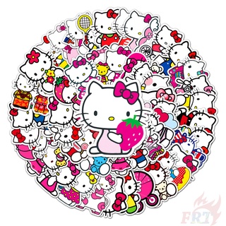 50 Unids/Set Hello Kitty Series 01 Pegatinas Sanrio De Dibujos Animados DIY Moda Mezcla Impermeable Doodle