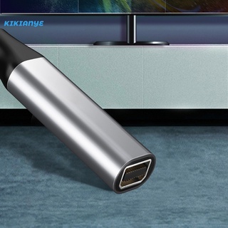 kikianye cable convertidor ligero tipo c a mini displayport dongle cable de alta velocidad para monitor (1)