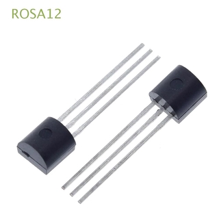 ROSA12 Sensor de temperatura Digital DS18B20 Sensor componentes activos Sensor electrónico Chip Sensor de temperatura suministros electrónicos componentes electrónicos Sensor Digital DIY Chip electrónico DS1820 a-92/Multicolor