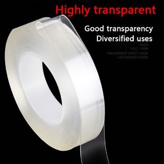 hongchang cinta adhesiva de doble cara reutilizable acrílico transparente impermeable mx