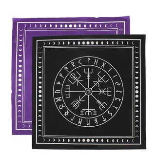 Mantel de tarot no tejido de 50 x 50 cm, mantel de runa adivinación, parche de Altar, paño de tarot (1)