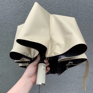 Paraguas automático femenino plegable estilo estudiante de doble uso sombrilla protección solar protección UV grande paraguas