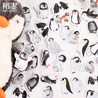imoda 46 hojas de pegatinas de pingüino pequeño álbum de recortes / decoración de álbum pegatinas de bricolaje