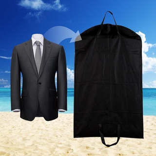 negro ropa traje Chamarra ropa abrigo cubierta protector bolsa nuevo traje de viaje bolsa