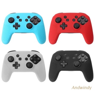 AND 8PCS Thumb Grips Slicone Cover Skin Case Durable Protector Accessories for Switch Pro Controller