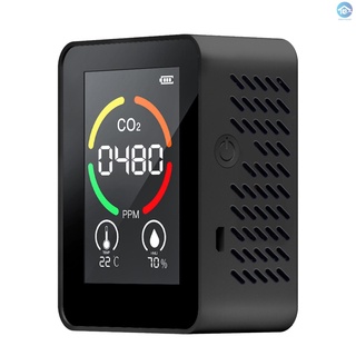 3 en 1 detector de dióxido de carbono monitor de calidad del aire analizador de temperatura de humedad de aire para co2 digital medidor de co2 para oficina en casa