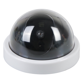 Casa al aire libre falso falso cámara de seguridad domo mini cámara maniquí con luz LED