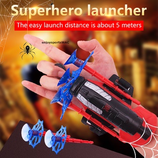 [EnjoysportsWAC] 3 Guantes De spider man De Red shooter Dardo Máquina De Juguete Lanzador De La Araña De Los Niños [Caliente]