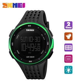 1219 reloj deportivo LED impermeable para hombres y mujeres