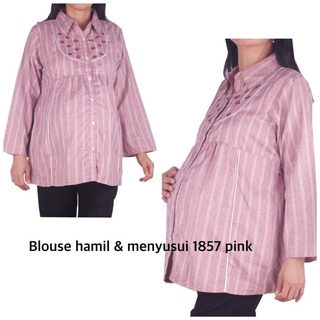 Ropa embarazada blusa lactancia materna 1857 Bajuhamil ropa embarazada - rosa