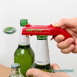 (Prosperityus2) Abridor De botellas De cerveza con pistola/barra/creativo/Abridor De bebidas