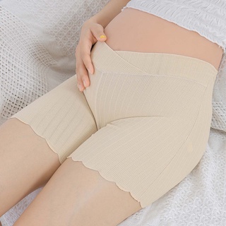 FEIGANG Casual pantalones cortos de maternidad mujeres embarazadas bragas de seguridad calzoncillos verano cómodo algodón transpirable embarazo pantalones cortos/Multicolor (8)