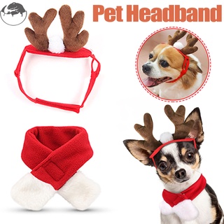 Suministros para mascotas accesorios de navidad para perros horquillas para gatos accesorios de navidad cornamentas diadema perro sombrero