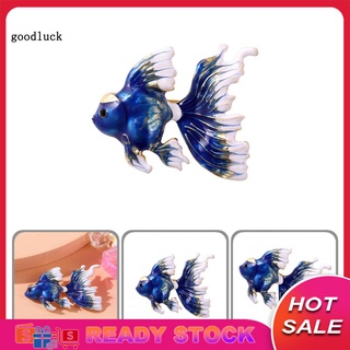 [listo stock] broche duradero pin azul pescado decoración broche pin lindo ropa decoración