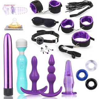 onmyway productos sexuales juguetes eróticos para adultos bdsm sexo bondage conjunto esposas pezones abrazaderas