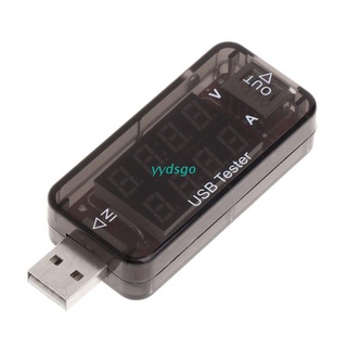 YGO 4-Digits USB Detector Charger Current Voltage Charging USB Voltmeter Amp Tester