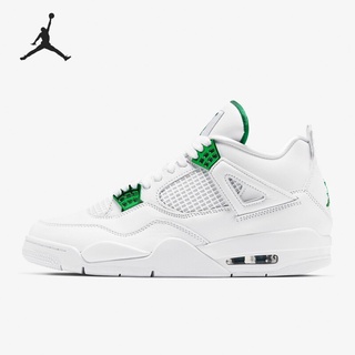 Original Nike air jordan4 j4 Verde Metal Blanco Valon Sesto Sapatos