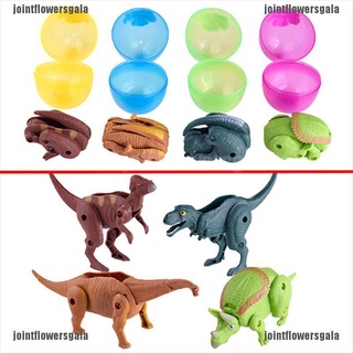 jo2mx pascua sorpresa huevos dinosaurio juguete modelo deformado dinosaurios huevo tom