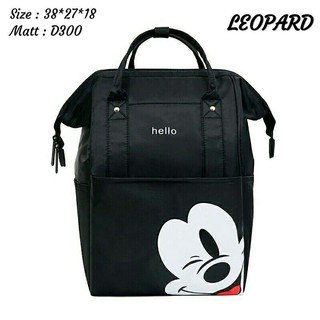 Disney Mickey Mouse bolsa de pañales momia maternidad mochila/bebé niño bolsa de pañales bolsa de viaje (4)
