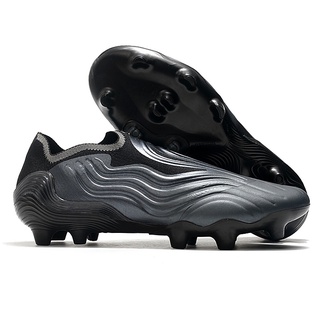 Adidas COPA SENSE + FG Zapatos De Fútbol De Cuero Bajo Para Hombre , A Prueba De Agua , Talla 39-45